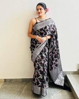 GeorgetteBlacksaree