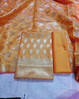 Banarasi Sami Silk Yellow Colour suit