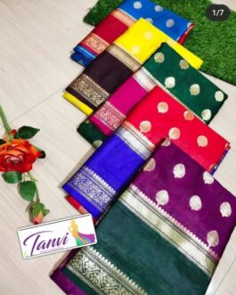 Banarasi Blue Warm Silk Sarees