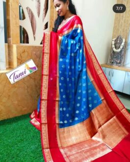 Banarasi Blue Warm Silk Sarees