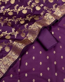 Baigani Banarasi Katan Silk Suit