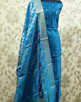 Banarasi Sky Blue Suit