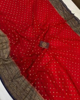 Red Banarasi Warm Silk Sarees