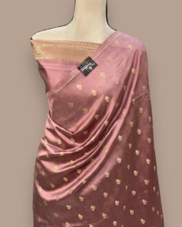 Banarasi handloom Light Brown semi Georgette